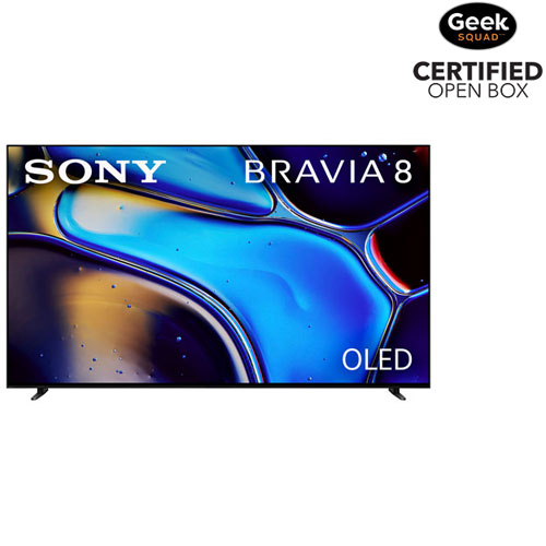 Boîte ouverte - Téléviseur intelligent Google DELO HDR DEL UHD 4K de 55 po Bravia 8 de Sony - 2024