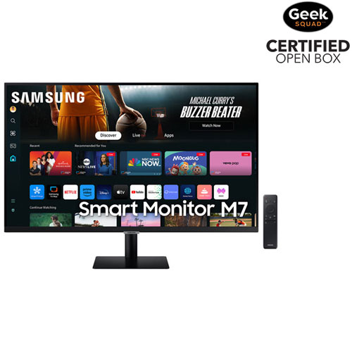 Open Box - Samsung 32" 4K Ultra HD 60Hz 4ms GTG VA LCD USB-C Smart Monitor - Black