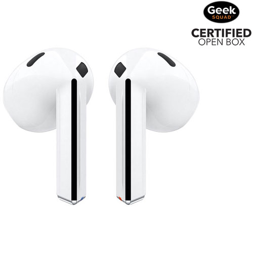 Boîte ouverte - Écouteurs boutons 100 % sans fil à isolation sonore Galaxy Buds3 de Samsung - Blanc