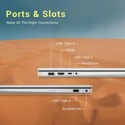 HP 17.3" FHD Business Laptop, Intel Core i3-N305 Processor, 256GB SSD, 8GB RAM, Intel UHD Graphics, Full-Size KB, Webcam, WiFi 6, Win 11 Pro, Silver,