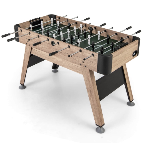 Table de football de 54&nbsp;po de Costway avec 2 balles et 26 joueurs, 2 marqueurs de perles pour les salles de jeu