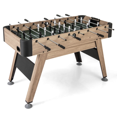 Table de football de 54&nbsp;po de Costway avec 2 balles et 26 joueurs, 2 marqueurs de perles pour les salles de jeu