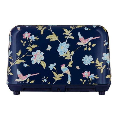 Laura Ashley – Grille-pain à 4 tranches en acier inoxydable avec mode de décongélation – Grille pain 4 tranches