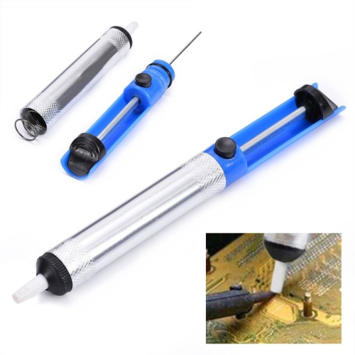 Desoldering Pump,Electric Soldering Iron Auxiliary Tool Manual Desoldering Suction Pump,Vacuum Pump Solder Removal Too