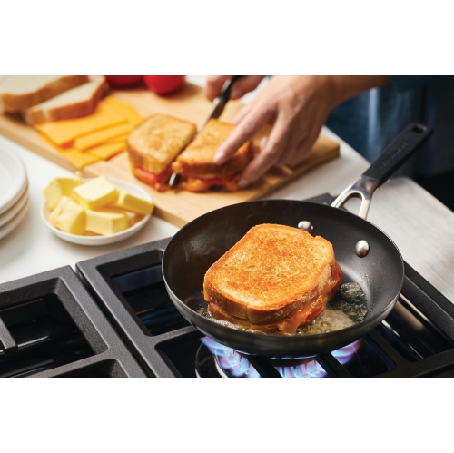 KitchenAid Stainless Steel Nonstick Frying Pan, 8-Inch, Brushed Stainless Steel