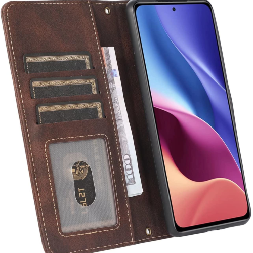Leather Wallet Magnetic Case Shockproof Leather Flip Wallet Cover with 9 Card Slots Credit Card Holder for iPhone 14 PLUS - FREE SHIPPIMG