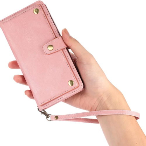 Leather Wallet Magnetic Case Shockproof Leather Flip Wallet Cover with 9 Card Slots Credit Card Holder for iPhone 14 PRO - FREE SHIPPING