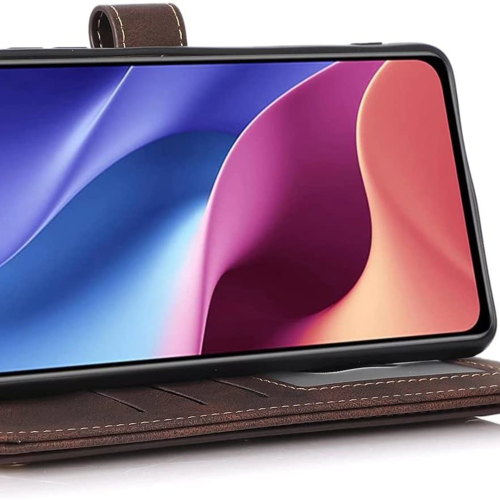 Étui portefeuille en cuir magnétique étui-portefeuille rabat en cuir antichoc avec 9 fentes pour cartes de crédit pour iPhone 14 PRO MAX