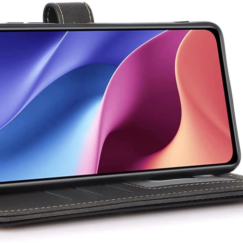 Étui portefeuille en cuir magnétique étui-portefeuille rabat en cuir antichoc avec 9 fentes pour cartes de crédit pour iPhone 14 PRO MAX