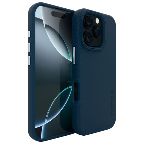 Incipio Dual Pro Fitted Hard Shell Case with MagSafe for iPhone 16 Pro - Navy