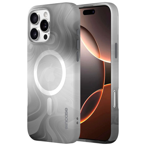 Incase Halo Fitted Hard Shell Case with MagSafe for iPhone 16 Pro Max - Oil Slick Smoke