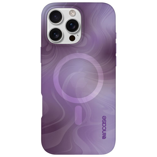 Incase Halo Fitted Hard Shell Case with MagSafe for iPhone 16 Pro Max - Oil Slick Lilac