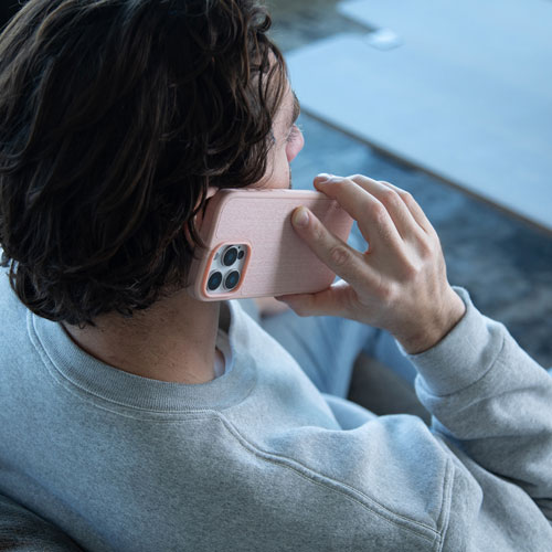 Étui rigide ajusté avec MagSafe Icon d'Incase pour iPhone 16 Pro Max - Rose fard