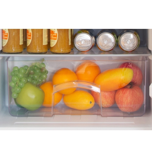 HCK 3.8 cu.ft. Compact Mini Refrigerator with Freezer Contemporary Classic Beverage with Adjustable Shelves Wine and Ice Cube Tray