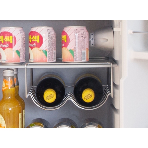 HCK 3.8 cu.ft. Compact Mini Refrigerator with Freezer Contemporary Classic Beverage with Adjustable Shelves Wine and Ice Cube Tray