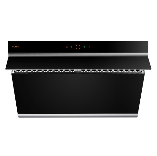 FOTILE JQG7507 30″ Black Range Hood – Slant Vent | Quiet Dual DC Motor | 1100 Powerful CFM | Motion Control | Sync with Cooktop