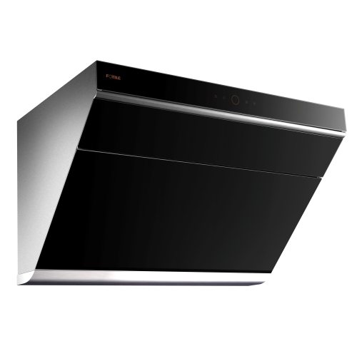FOTILE JQG7507 30″ Black Range Hood – Slant Vent | Quiet Dual DC Motor | 1100 Powerful CFM | Motion Control | Sync with Cooktop