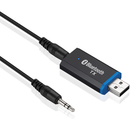 Mini-adaptateur émetteur Bluetooth 5,0 USB récepteur de fichiers BT 5 clé écouteur émetteur BLE pour haut-parleur ordinateur portable réseau -
