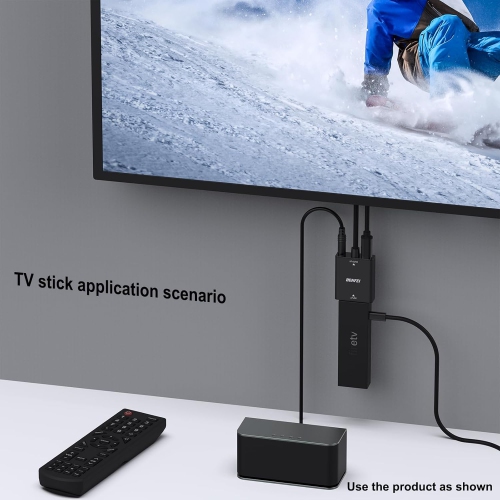 Adaptateur HDMI vers VGA de BENFEI, HDMI unidirectionnel vers VGA (écran) (femelle vers mâle) avec prise audio 3,5&nbsp;mm