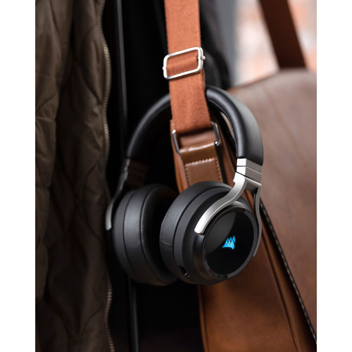 Image 13 of 17.. Corsair Virtuoso RGB Wireless Gaming Headset with Microphone - Carbon