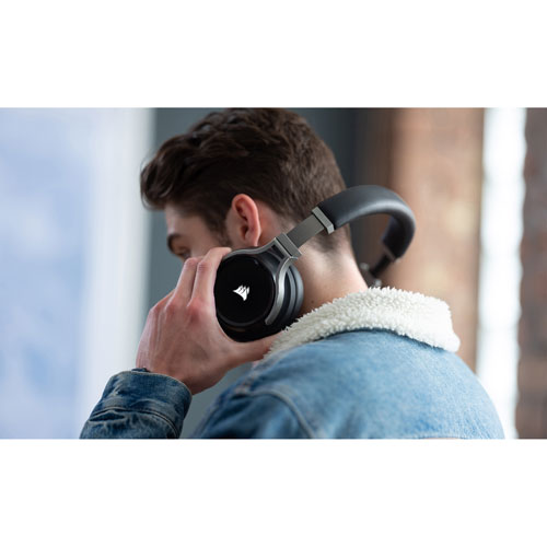 Image 14 of 17.. Corsair Virtuoso RGB Wireless Gaming Headset with Microphone - Carbon