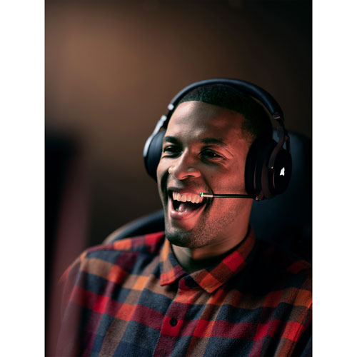Image 16 of 17.. Corsair Virtuoso RGB Wireless Gaming Headset with Microphone - Carbon