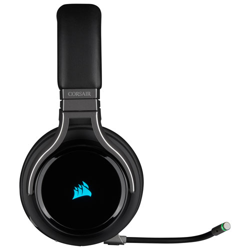 Image 5 of 17.. Corsair Virtuoso RGB Wireless Gaming Headset with Microphone - Carbon