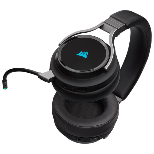 Image 6 of 17.. Corsair Virtuoso RGB Wireless Gaming Headset with Microphone - Carbon