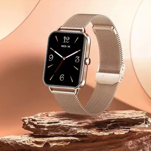 Montre intelligente classique pour hommes Femmes AMOLED écran tactile 1,65&nbsp;po BT Appels Montre intelligente Mise en forme Moniteur d'activité