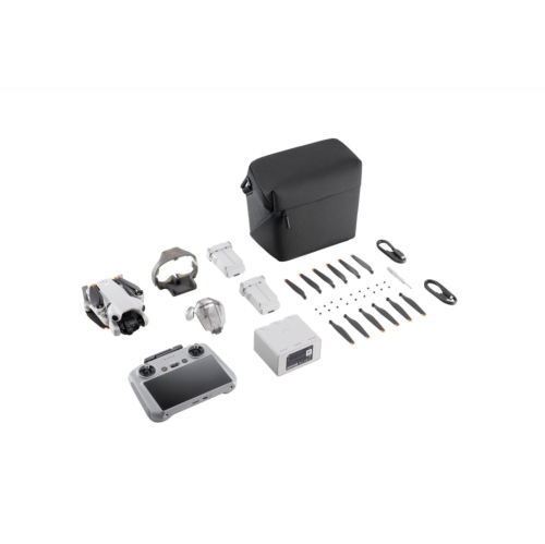Ensemble Fly More avec quadricoptère Mini 4 Pro de DJI et télécommande avec écran intégré - BO
