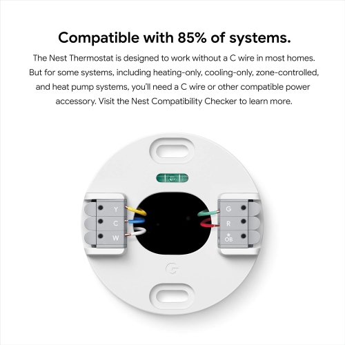Google Nest Wi-Fi Smart Thermostat - Snow by GOOGLE - Open Box condition - Image 8