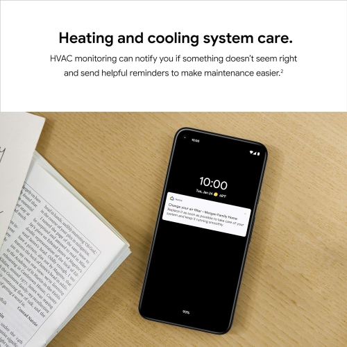 Google Nest Wi-Fi Smart Thermostat - Snow by GOOGLE - Open Box condition - Image 10