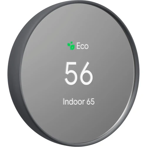 Image 1 de 6.. Boîte ouverte - thermostat intelligent Wi-Fi Nest de Google - Anthracite