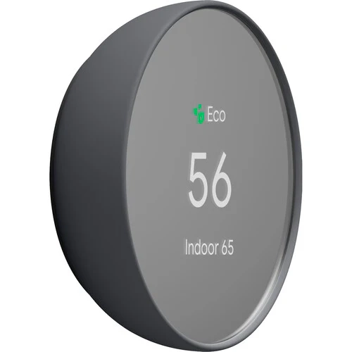Boîte ouverte - thermostat intelligent Wi-Fi Nest de Google - Anthracite