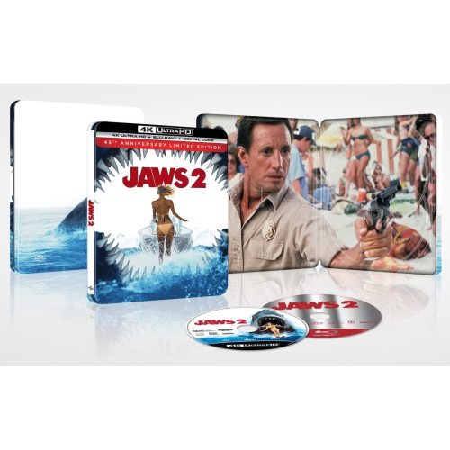 Jaws 2 [Includes Digital Copy] [SteelBook] [4K Ultra HD Blu-ray/Blu-ray]