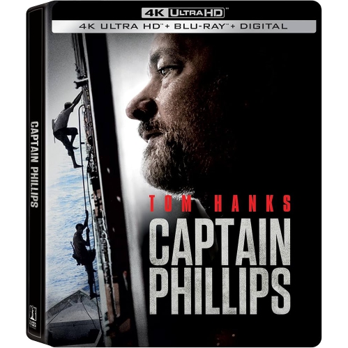 COLUMBIA PICTURES  Captain Phillips [Steelbook] [4K Ultra HD + Blu-Ray + Digital]