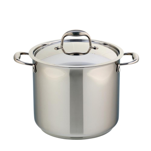 MEYER CANADA  Meyer Accolade Stainless Steel 9L Stock Pot With Cover, Stainless Steel 14L Stock Pot