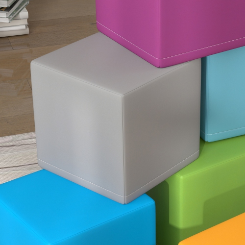 Soozier 12 Piece Foam Blocks, Soft Play Equipment for Kids, Climbing Toys for Toddlers, Safe Play Structures for Preschooler Baby Learning