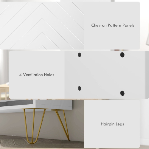 HOMCOM Narrow Shoe Cabinet with 4 Flip Drawers, Shoe Storage Cabinet with Adjustable Shelves, Hairpin Legs and 4 Vents for Hallway, Entryway, Holds