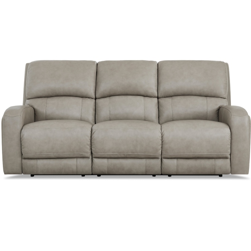 HYDELINE  Jasper Top Grain Leather Zero Gravity Power Reclining Sofa Couch With Memory Foam, Pocket Coils And Control Panel