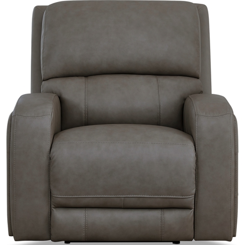 Hydeline Jasper Top Grain Leather Zero Gravity Power Recliner Chair with Memory Foam, Pocket Coils and Control Panel