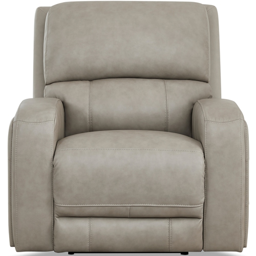 Hydeline Jasper Top Grain Leather Zero Gravity Power Recliner Chair with Memory Foam, Pocket Coils and Control Panel