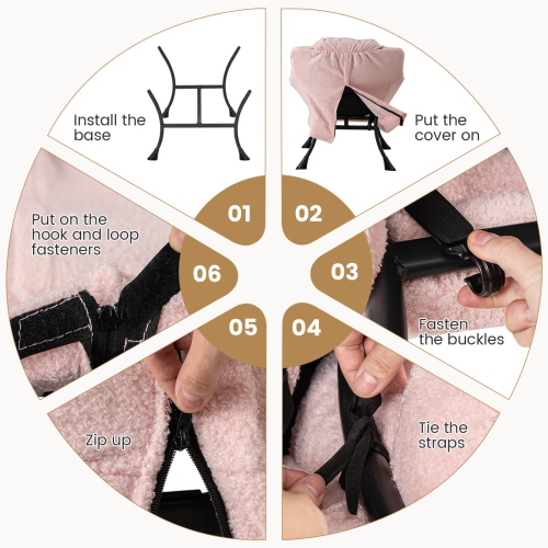 Costway Lazy Sofa Chair Accent Leisure Armchair with Folding Footrest & Storage Pocket