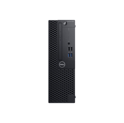 Refurbished - Dell Optiplex 3070 SFF Desktop - Core i5 9500 3.0 GHz - 16GB RAM - 512GB SSD - Windows 10 Home Black