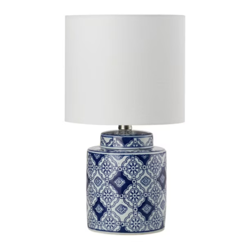hometrends Table Lamp, 16 in., ceramic base