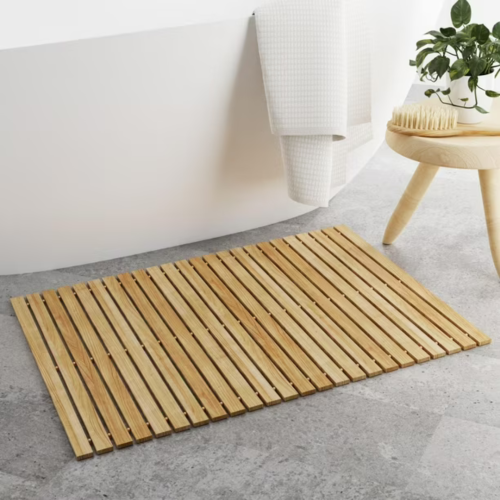 Hometrends Bamboo Bath Mat, Bamboo bath mat