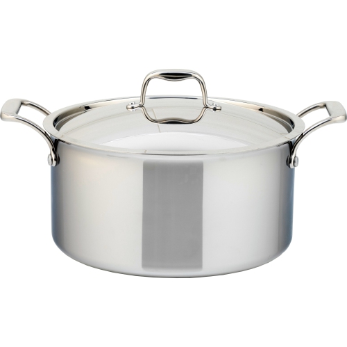 Meyer SuperSteel Tri-Ply Clad Stainless Steel 9L Dutch Oven with cover, Made in Canada