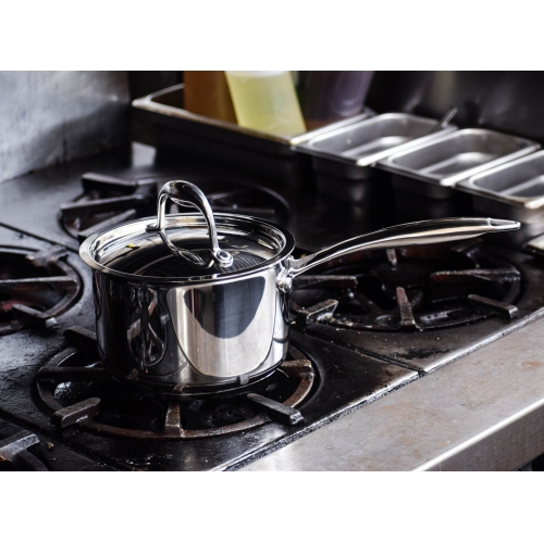 Meyer Accolade Stainless Steel 3L Saucepan with cover, Made in Canada