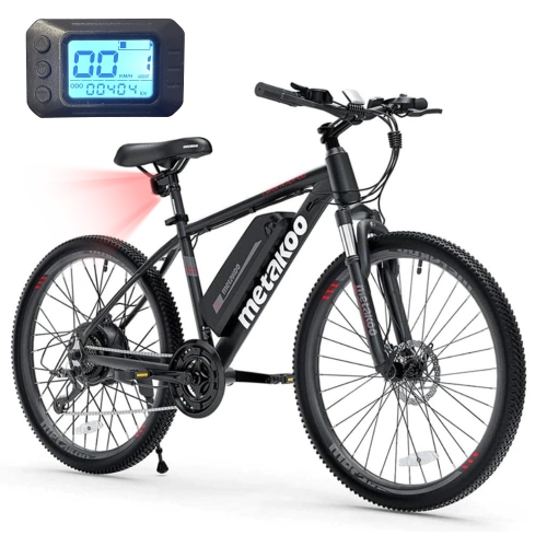 Vélo électrique Cybertrack C-100 de Metakoo pour adultes | Recharge rapide | 32&nbsp;km/h de vitesse | Plage PAS de 91&nbsp;km | Batterie amovible de