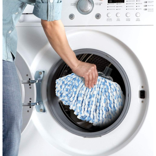 Super Mop 100% Microfiber Mop Head | Remove Bacteria with just Water | Reusable and Machine Washable Refill